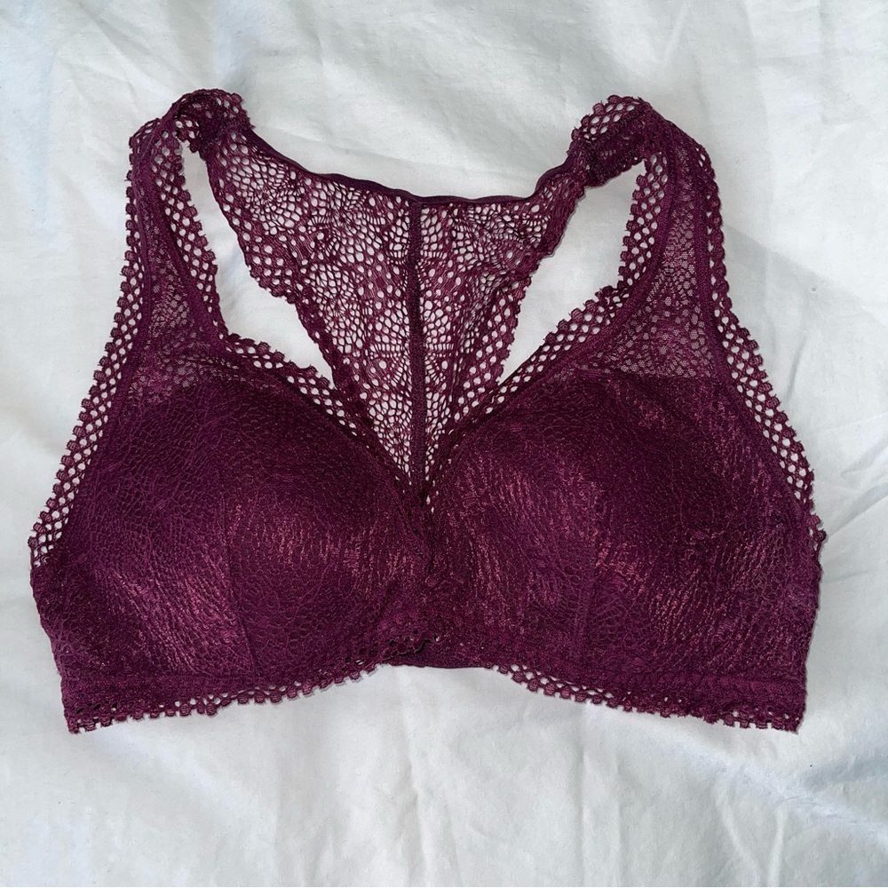 Victoria’s Secret | Maroon Lace Bralette